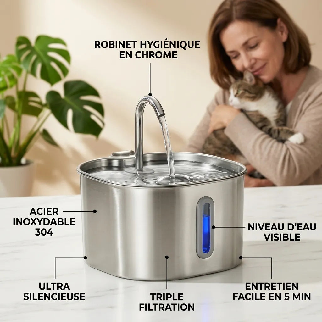 ChatSource™ – Fontaine à Eau pour Chat
