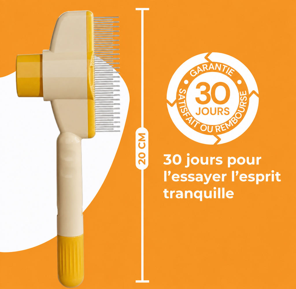 PoilZen™ – Brosse Attrape-Poils pour Animaux