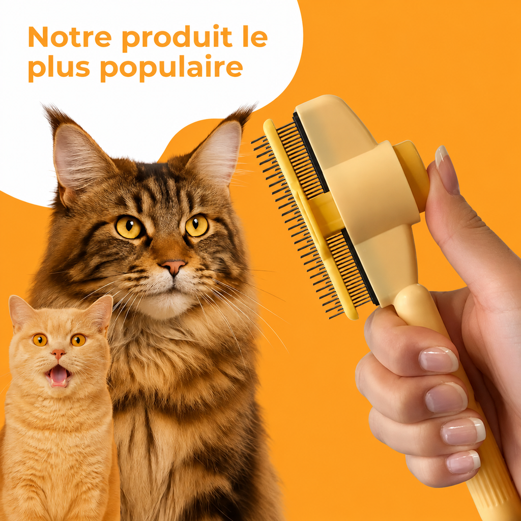 PoilZen™ – Brosse Attrape-Poils pour Animaux