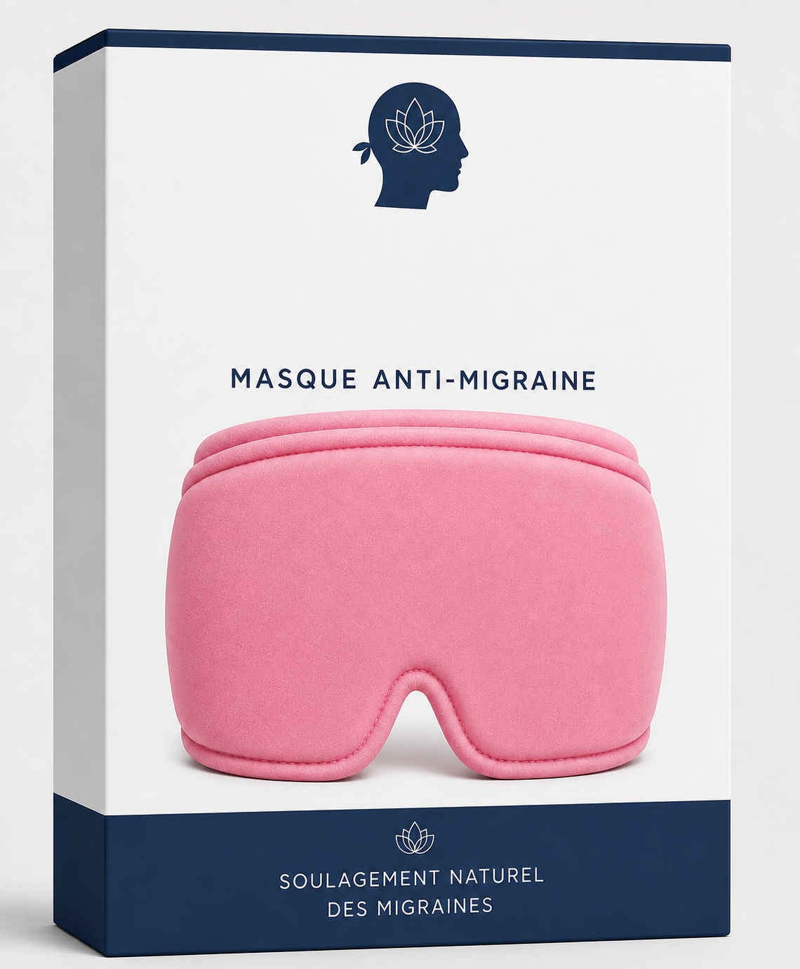 TêteSereine™ – Masque Apaisant pour Migraine et Tensions