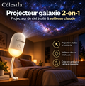 Célestia™ – Projecteur Galaxie 2-en-1 avec Veilleuse