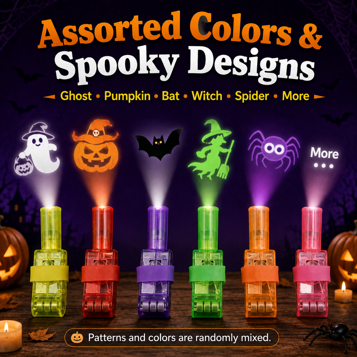 SpookLite™ Projecteur Halloween à Doigt | Mini-Projections Effrayantes pour des Fêtes Magiques