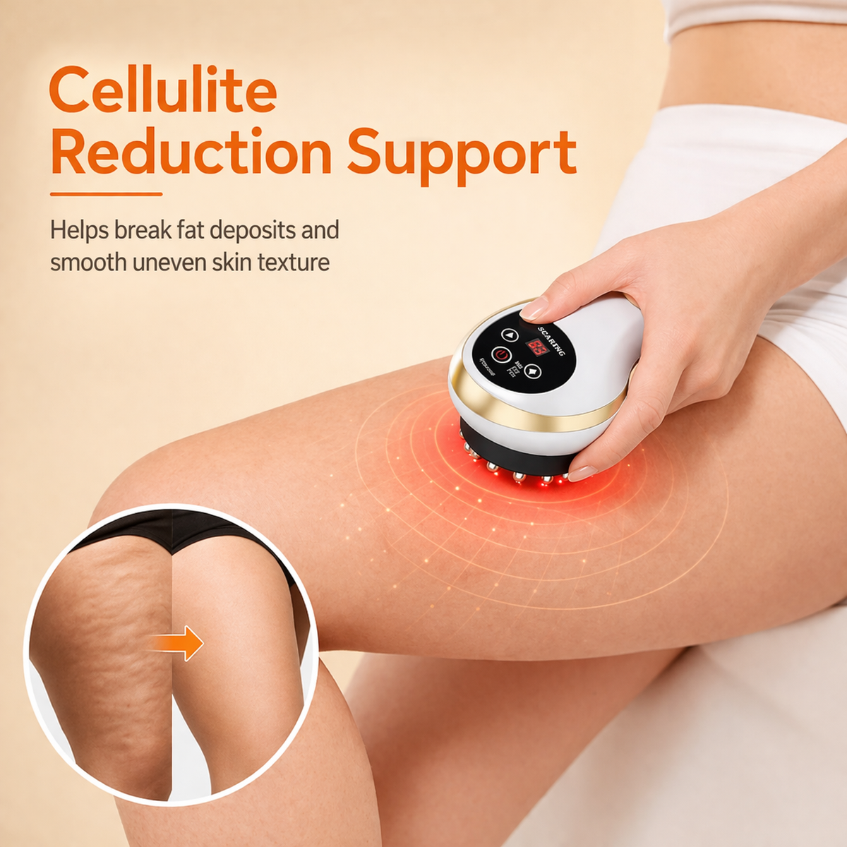 Ventouséa™ – Appareil de Massage Électrique à Ventouses Chauffantes