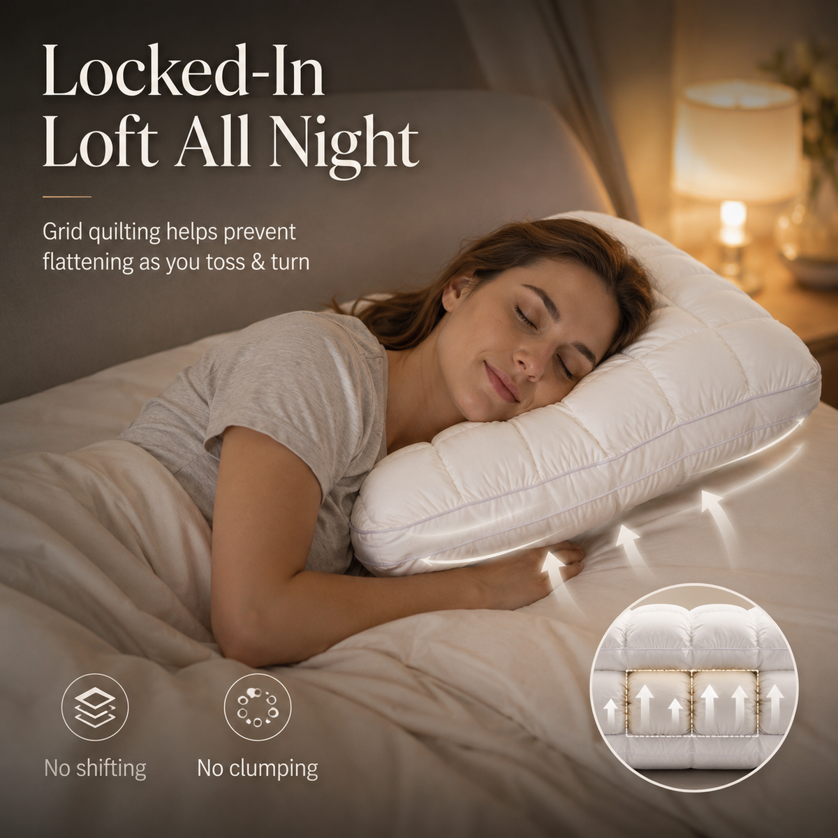 Nuvéa™ Oreiller Orthopédique Premium – Confort Moelleux & Soutien Ergonomique