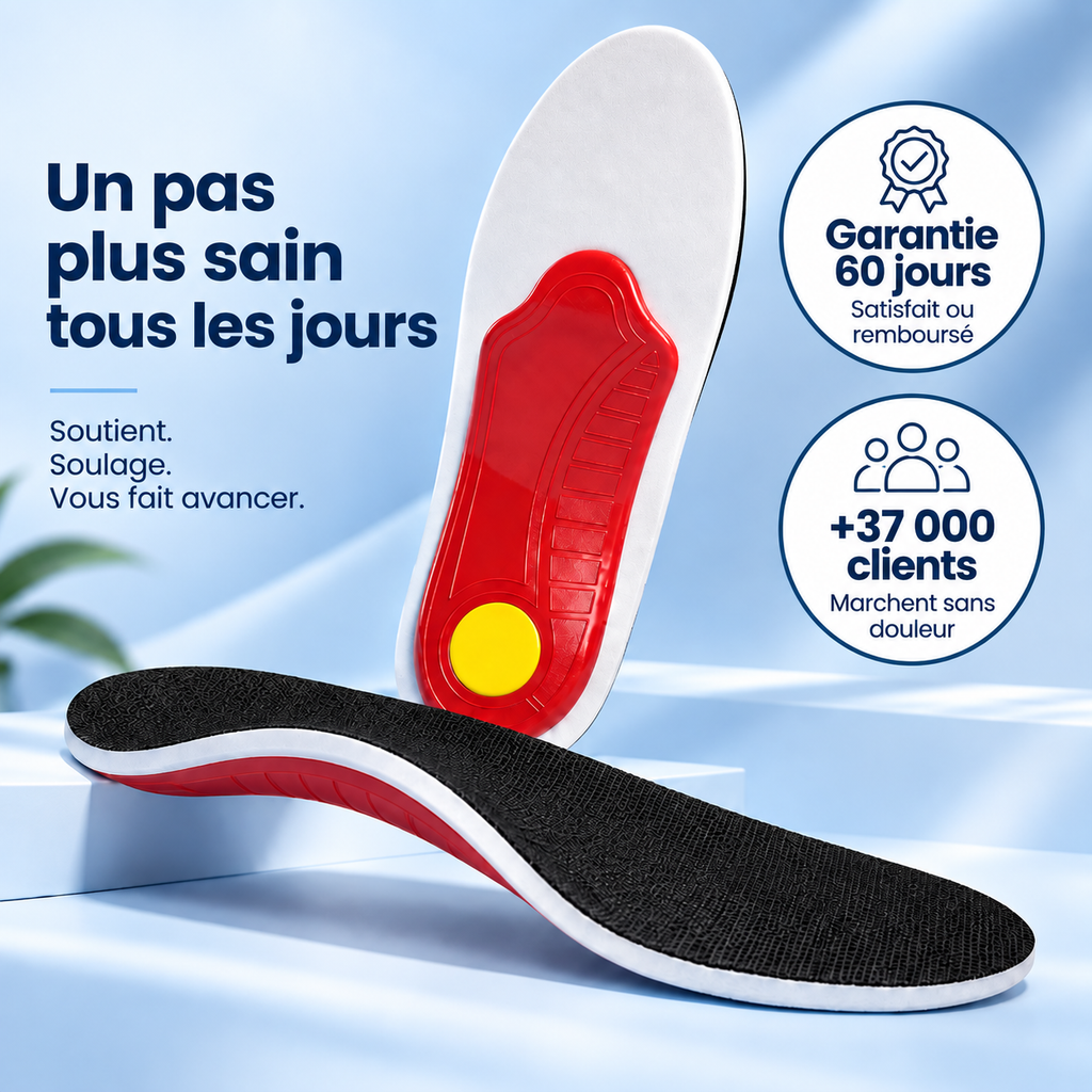 Orthevia™ – Semelles Orthopédiques de Soutien