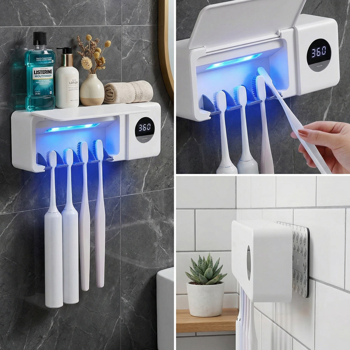 Dernier Jour -50% | CleanBrush™ Stérilisateur UV pour Brosse à Dents