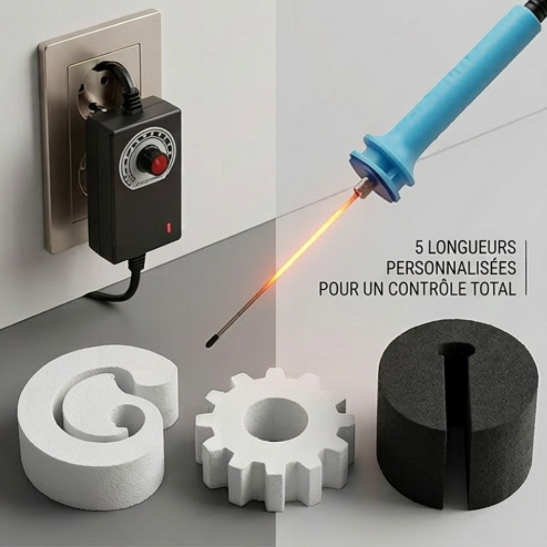 Dernier Jour -50% | GlideCut™ Coupeur de mousse électrique