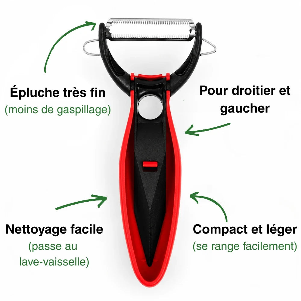 PèleFacile™ – Éplucheur Multifonction de Cuisine