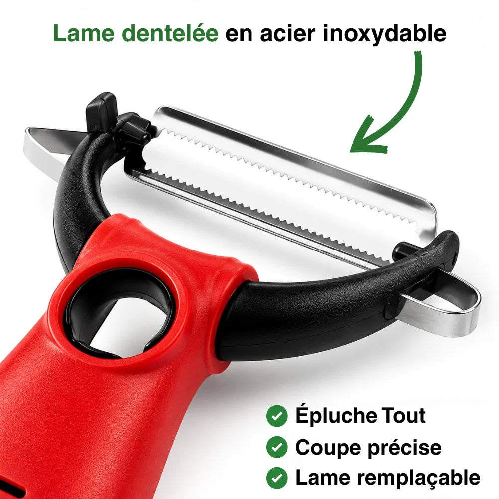PèleFacile™ – Éplucheur Multifonction de Cuisine