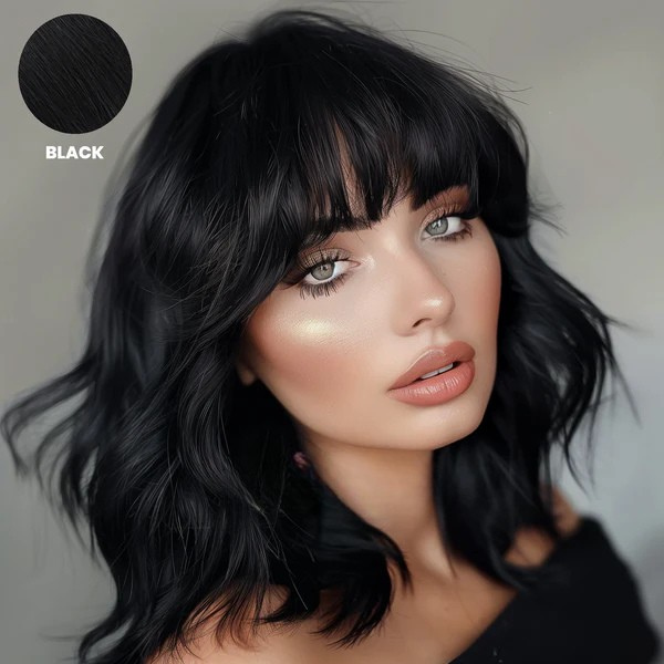 Dernier Jour -50% | ClipBangs™ Frange à clip (100% cheveux naturels)
