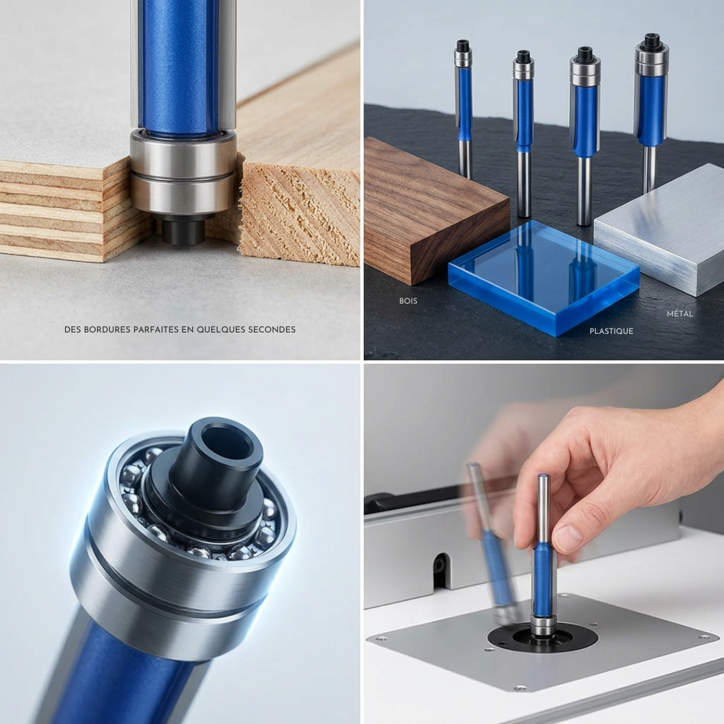 Dernier Jour -50% | EdgeMax™ Ensemble d’outils de précision pour ébavurage et polissage (4 pièces)