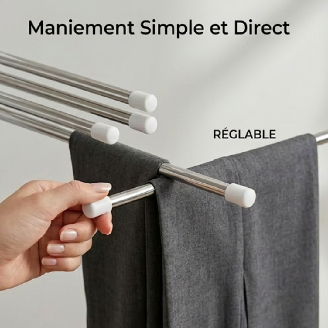 2+2 GRATUIT | SmartHang™ Porte-Pantalons Multifonction