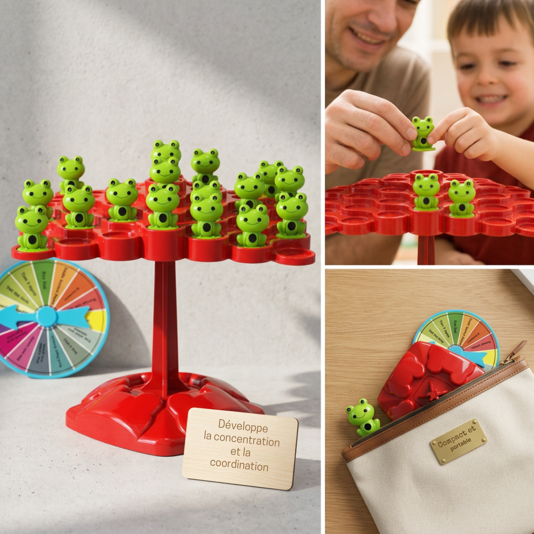 Dernier Jour -50% | FocusFun™ Jeu de grenouille arboricole