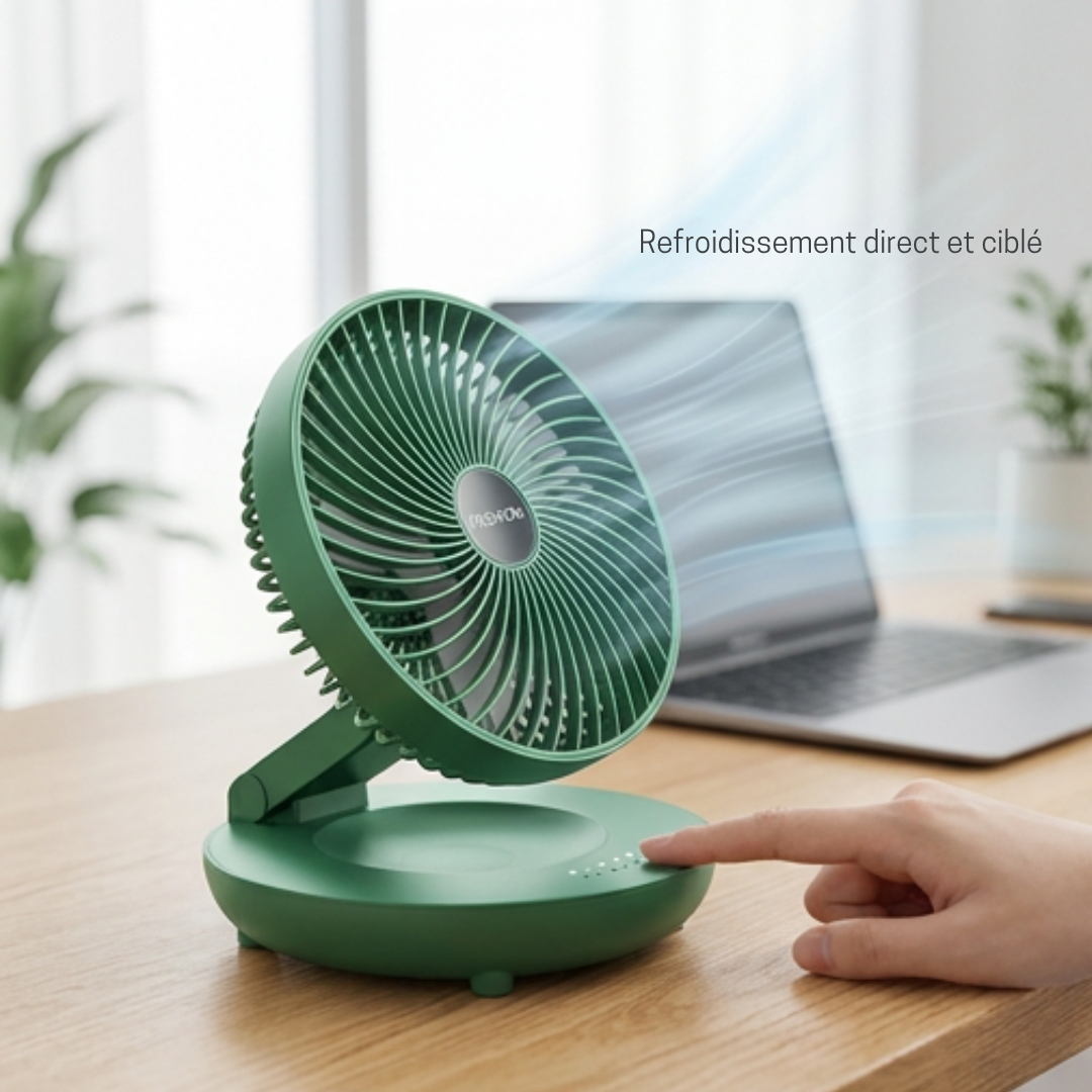 Dernier Jour -50% | CoolFold™ Ventilateur mural portable