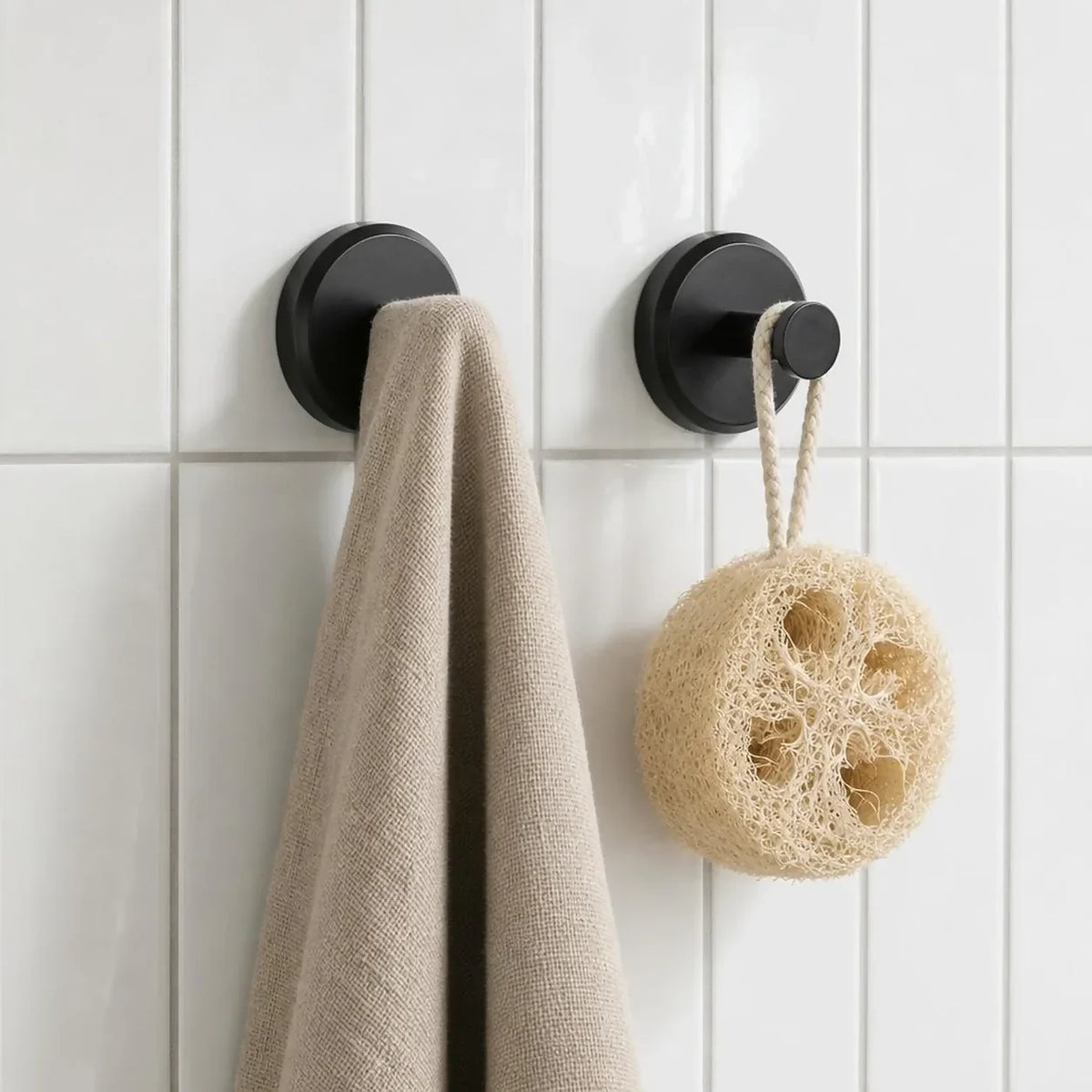 AccrocheZen™ – Crochets à Ventouse Sans Perçage, Lot de 4