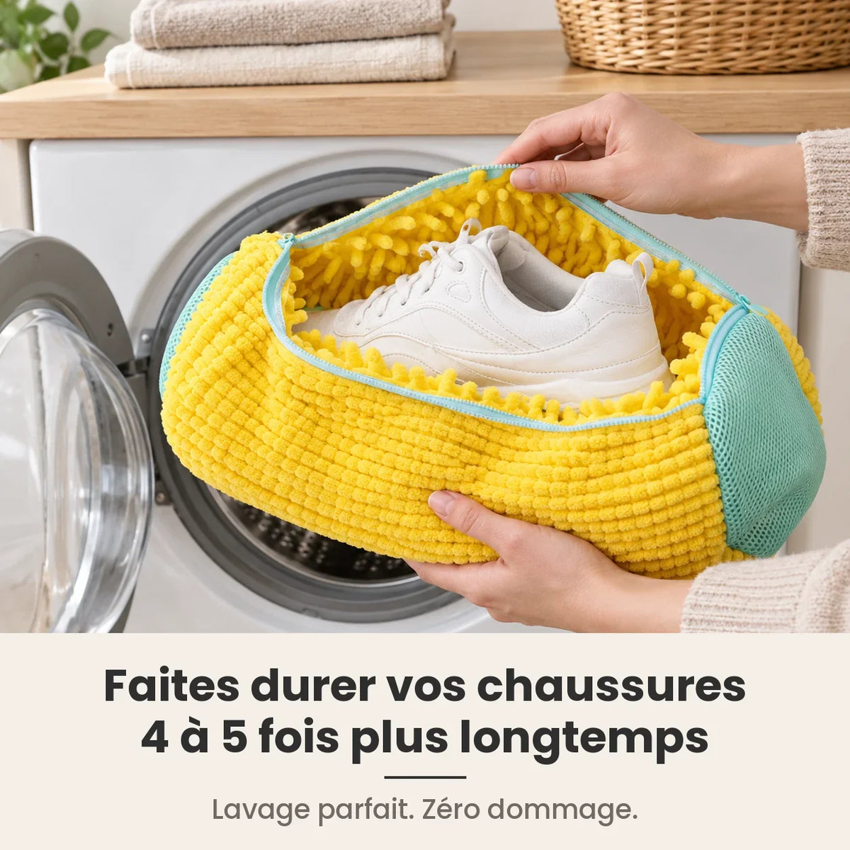 LavePas™ – Sac de Lavage Protecteur pour Chaussures