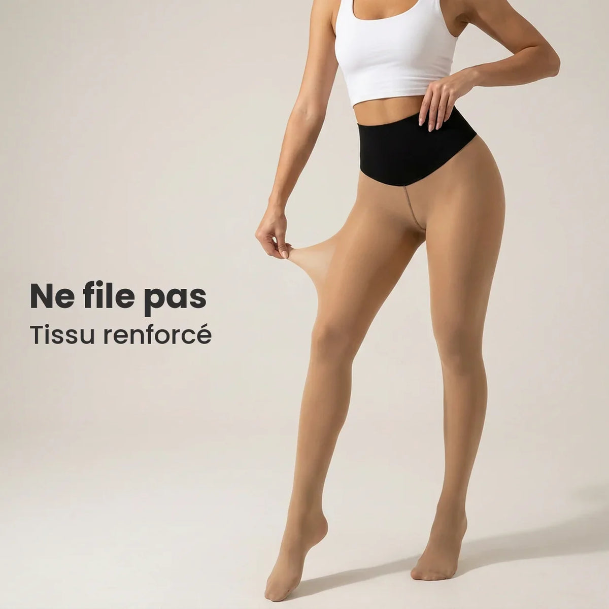 ThermoSilhouette™ – Collant Thermique Sculptant à Effet Lissant