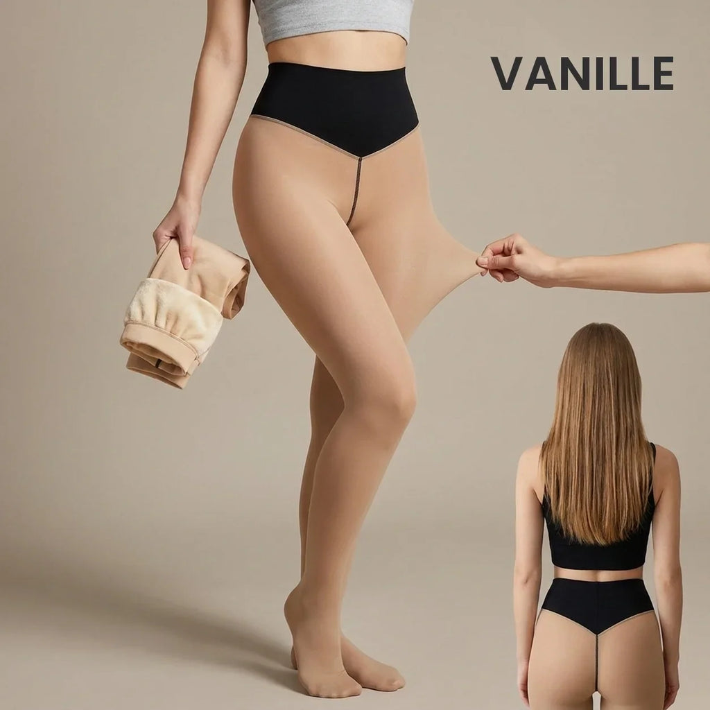 ThermoSilhouette™ – Collant Thermique Sculptant à Effet Lissant