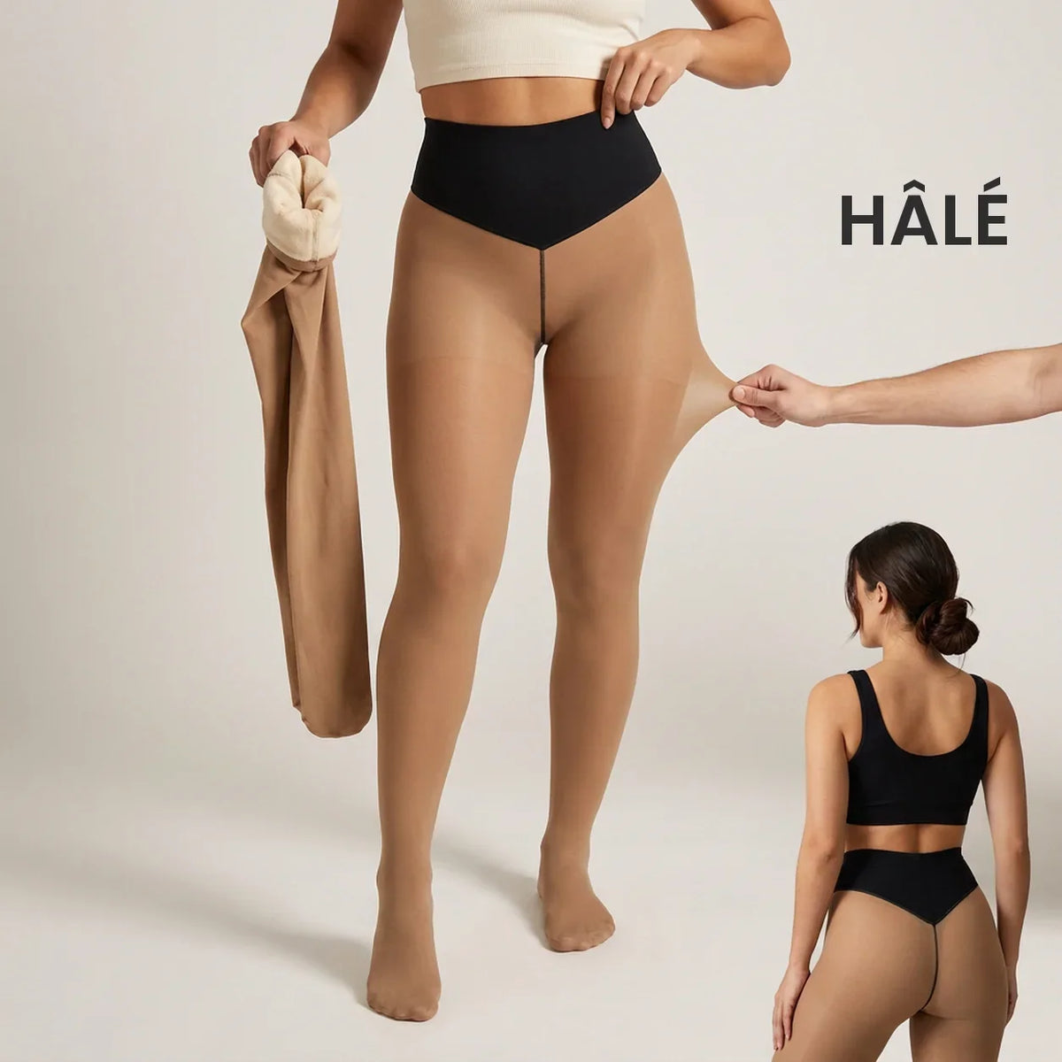 ThermoSilhouette™ – Collant Thermique Sculptant à Effet Lissant