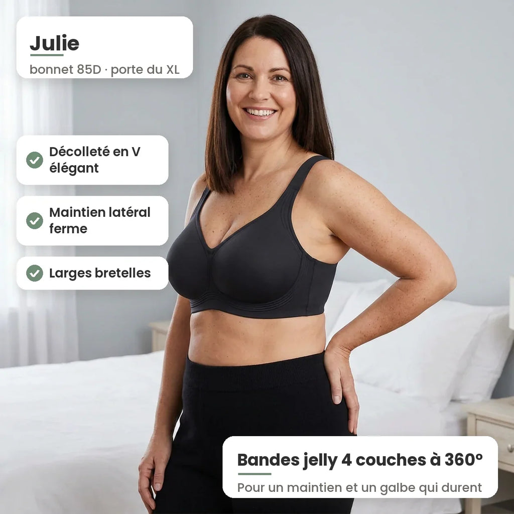 GalbeDouce™ – Soutien-Gorge Sans Armature à Maintien Souple et Confortable