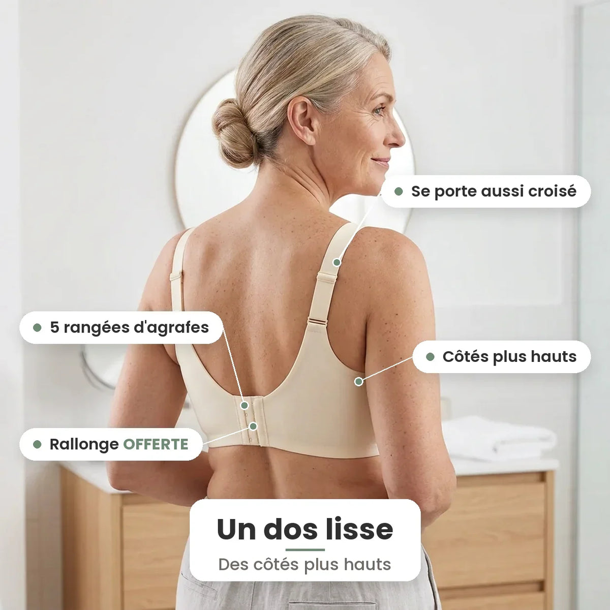 GalbeDouce™ – Soutien-Gorge Sans Armature à Maintien Souple et Confortable