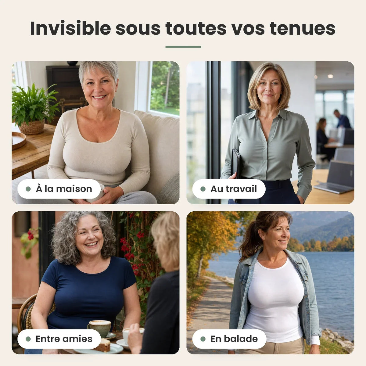 GalbeDouce™ – Soutien-Gorge Sans Armature à Maintien Souple et Confortable
