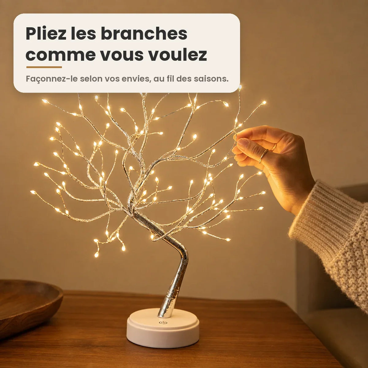 ArbreÉclat™ – Arbre Lumineux Décoratif à 108 LED