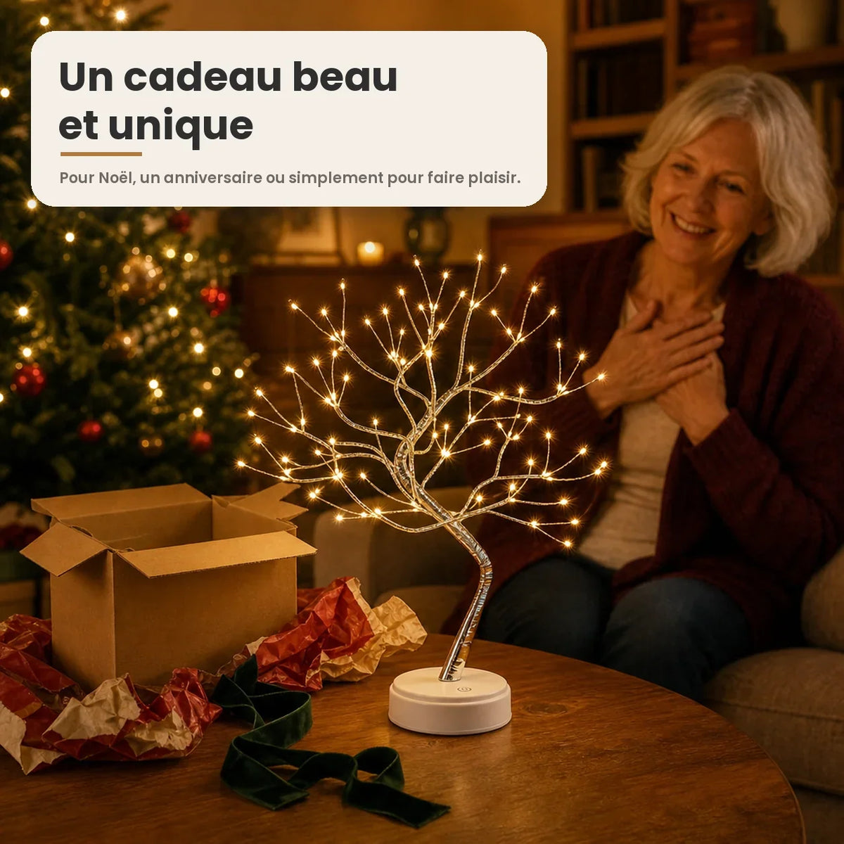 ArbreÉclat™ – Arbre Lumineux Décoratif à 108 LED