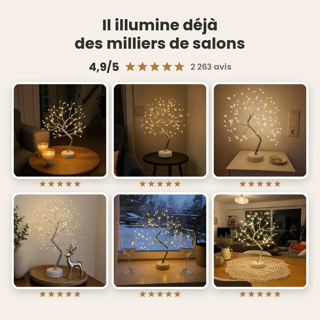 ArbreÉclat™ – Arbre Lumineux Décoratif à 108 LED