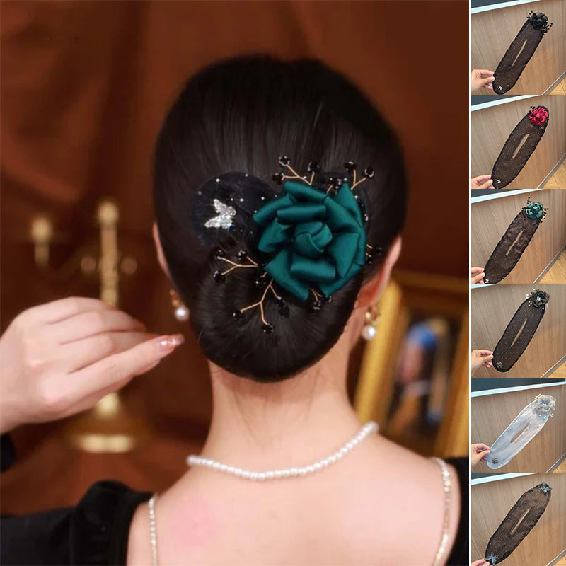 1+1 GRATUIT | SoftFlora™ Nœuds à cheveux floraux élégants