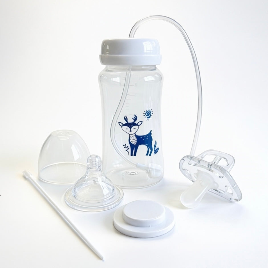 BébéLibre™ – Biberon Anti-Colique Mains Libres