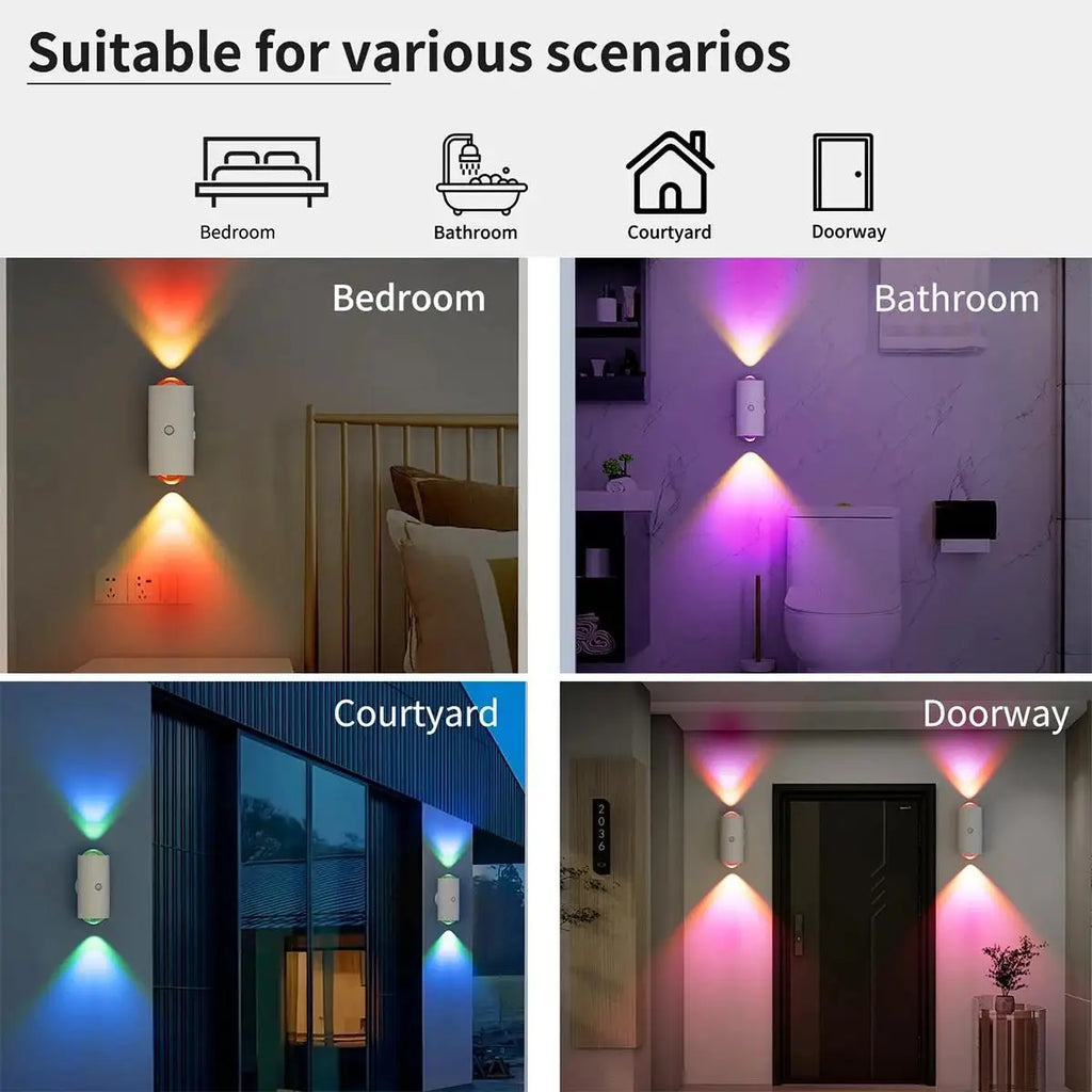 LumiVeille™ – Veilleuse LED Rechargeable à Détection de Mouvement
