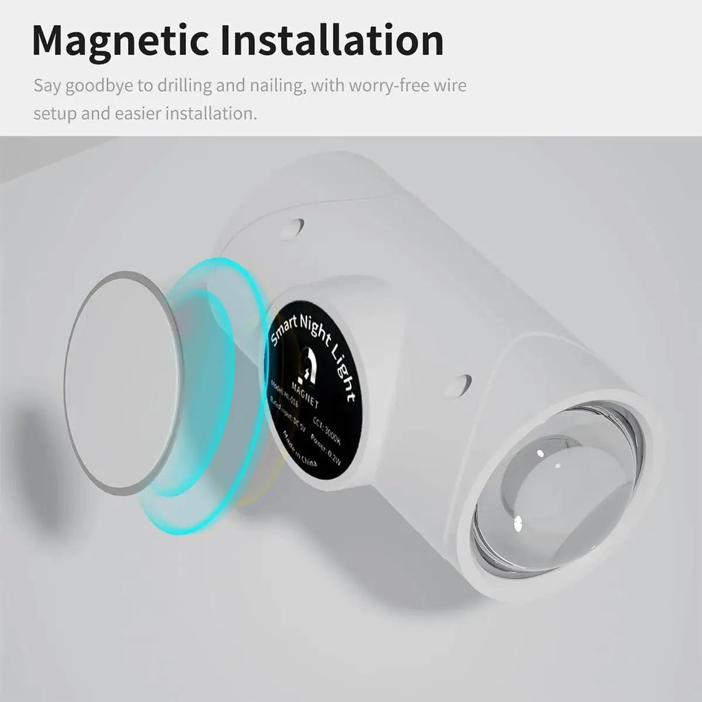 LumiVeille™ – Veilleuse LED Rechargeable à Détection de Mouvement