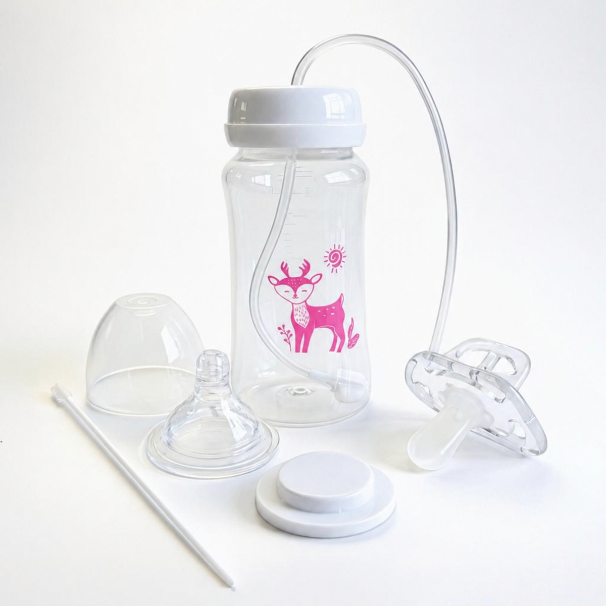 BébéLibre™ – Biberon Anti-Colique Mains Libres