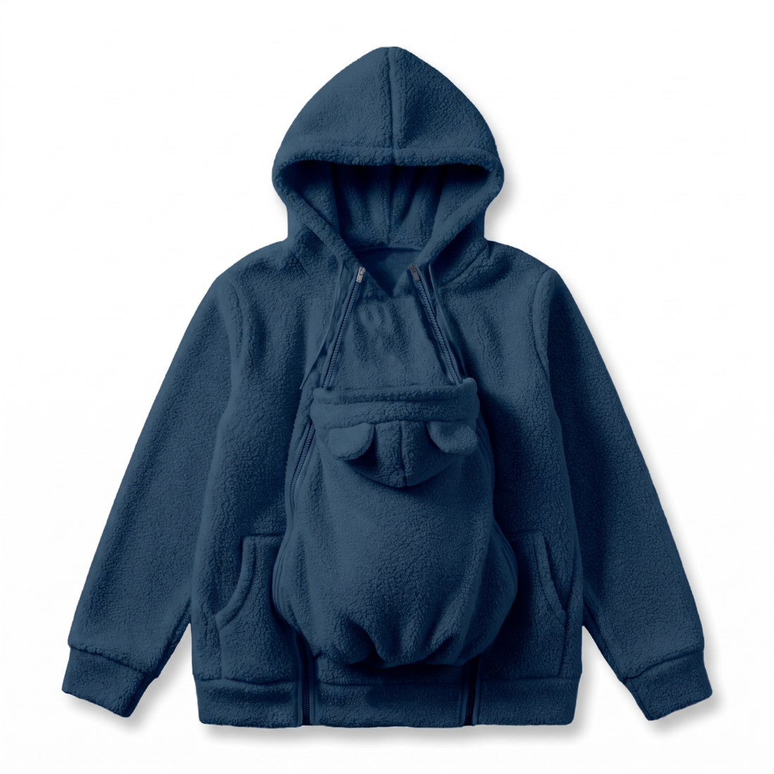 BébéCâlin™ – Sweat Douillet avec Poche Porte-Bébé
