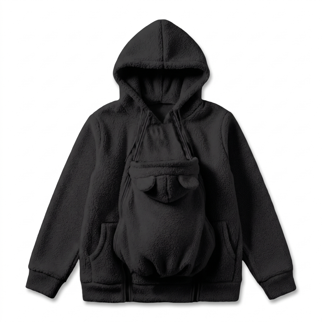 BébéCâlin™ – Sweat Douillet avec Poche Porte-Bébé