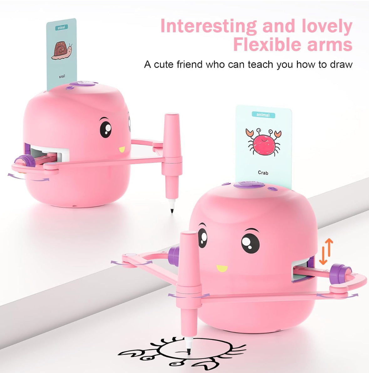 DoodleBot™ Robot Dessinateur Interactif | Apprendre à Dessiner & Développer sa Créativité 🤖🎨