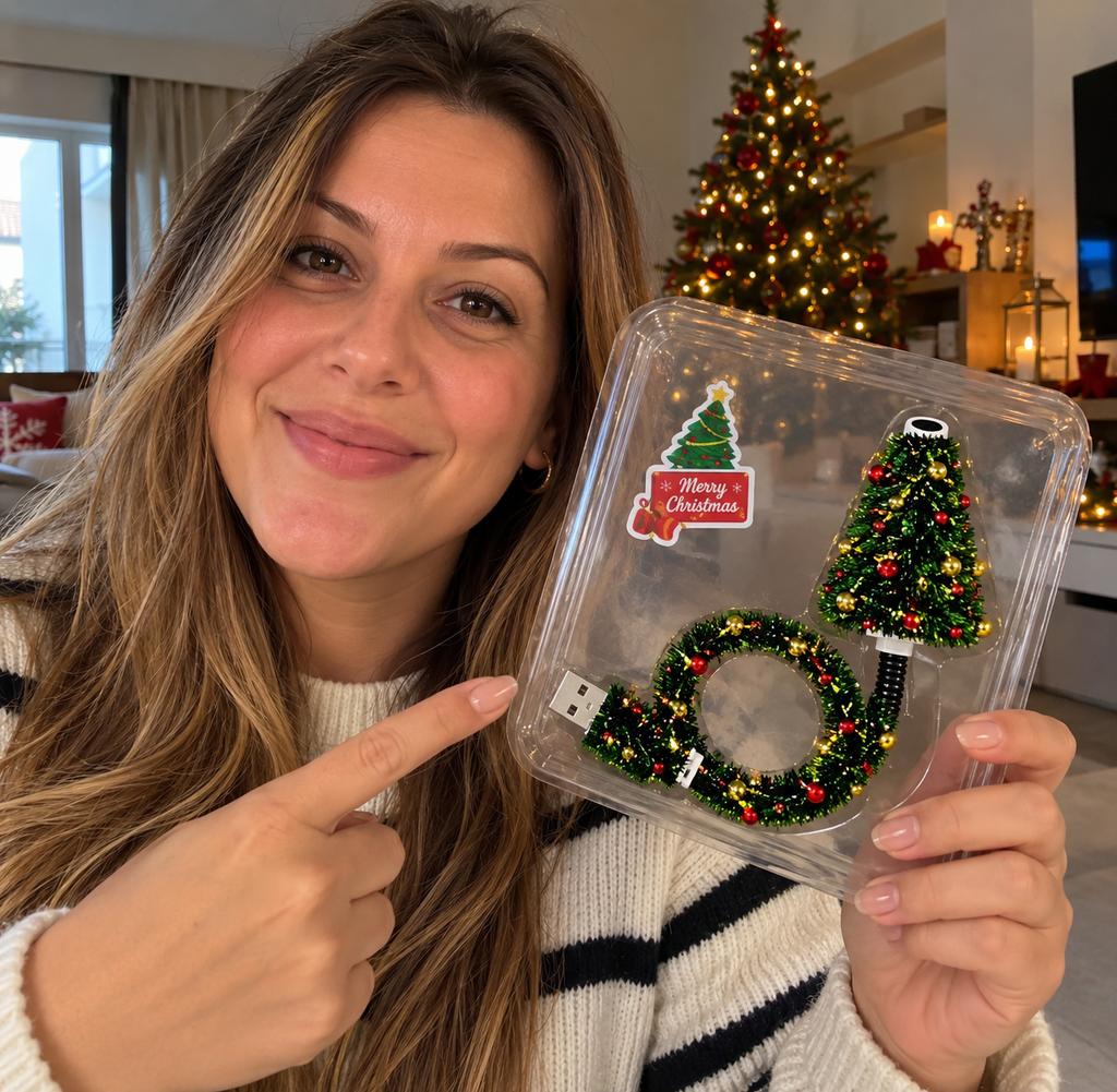 SapinMagie™ – Projecteur de Noël USB à 6 Motifs Lumineux
