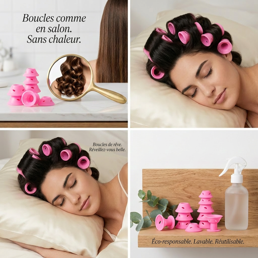 Dernier Jour -50% | CurlLuxe™ Bigoudis pour cheveux (20 pièces)