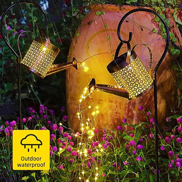 CascadeLumière™ – Arrosoir Solaire Lumineux pour Jardin