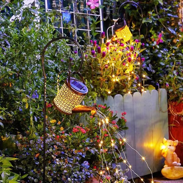 CascadeLumière™ – Arrosoir Solaire Lumineux pour Jardin