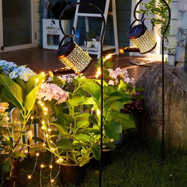 CascadeLumière™ – Arrosoir Solaire Lumineux pour Jardin