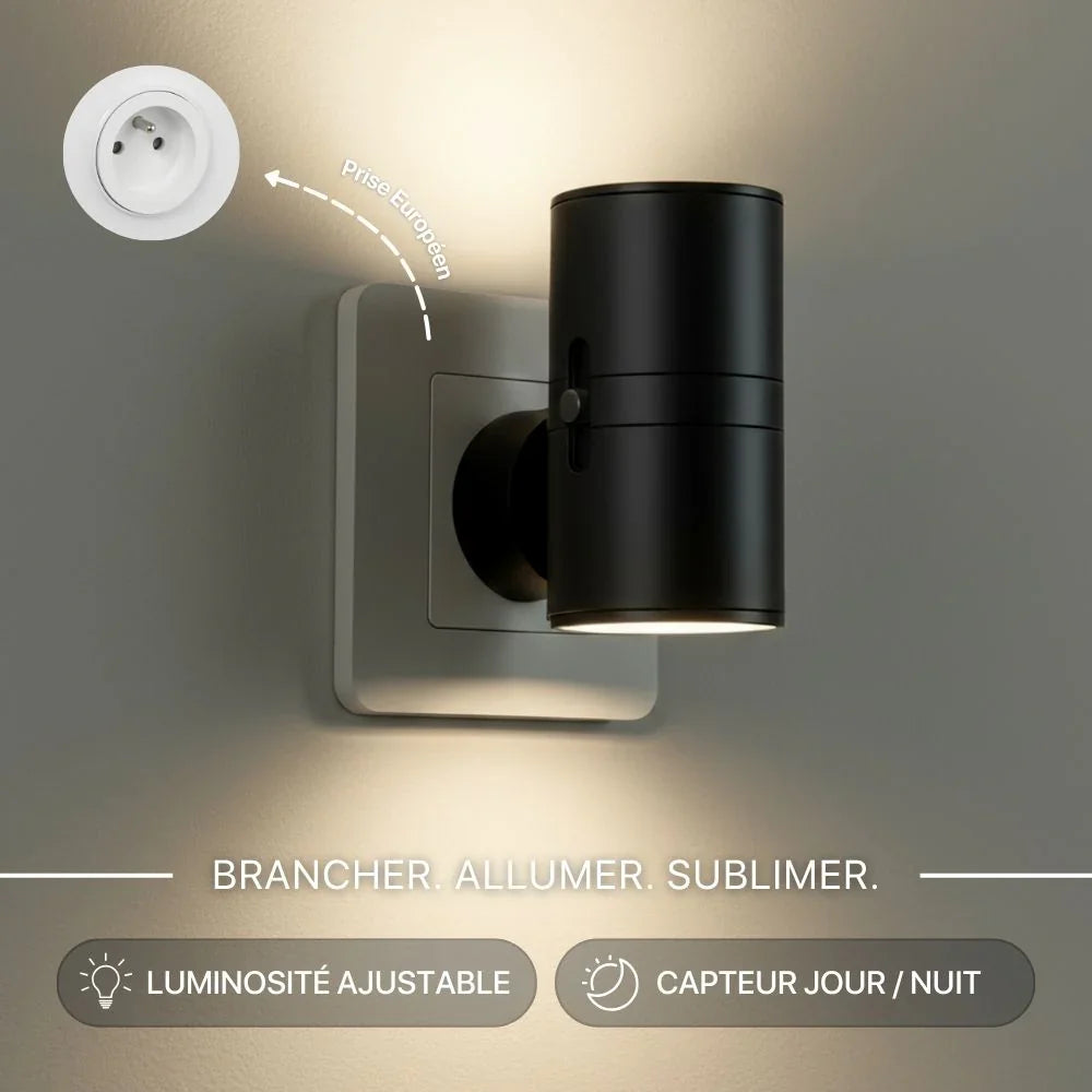 Lampe murale LED à branchement direct
