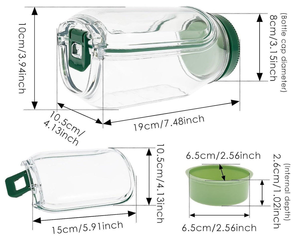 FreshBocal™ – Bocal à Salade Portable Hermétique