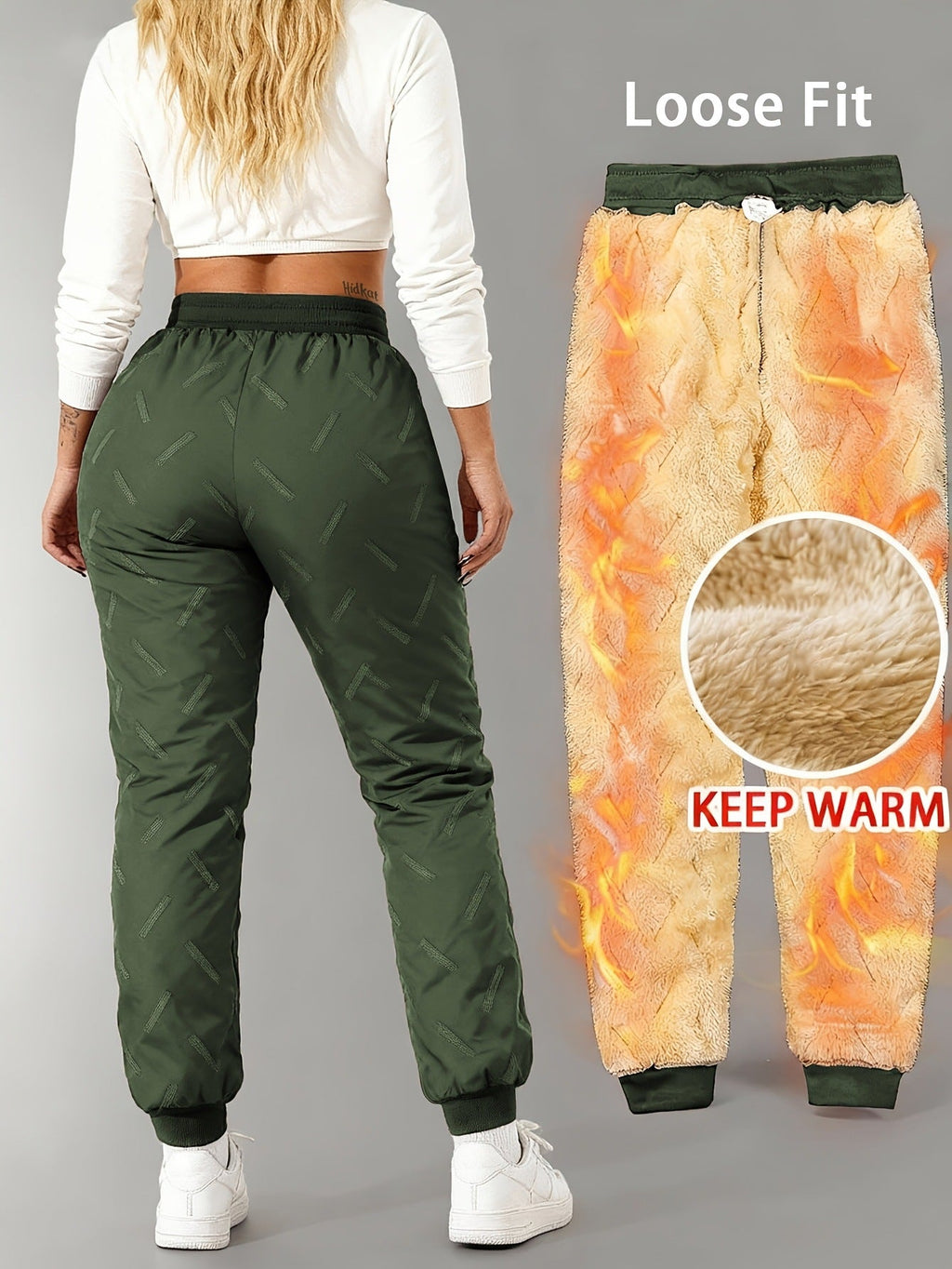 HiverConfort™ – Pantalon Thermique Déperlant Doublé Polaire