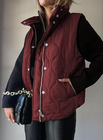 Élancia™ – Gilet Matelassé Sans Manches pour Femme
