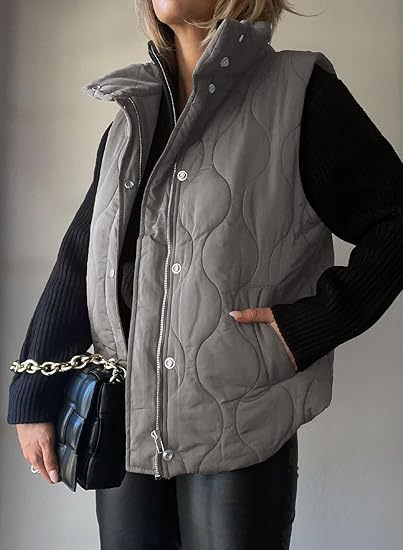 Élancia™ – Gilet Matelassé Sans Manches pour Femme