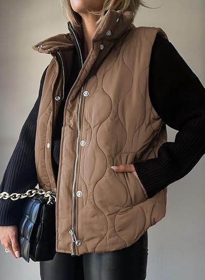 Élancia™ – Gilet Matelassé Sans Manches pour Femme