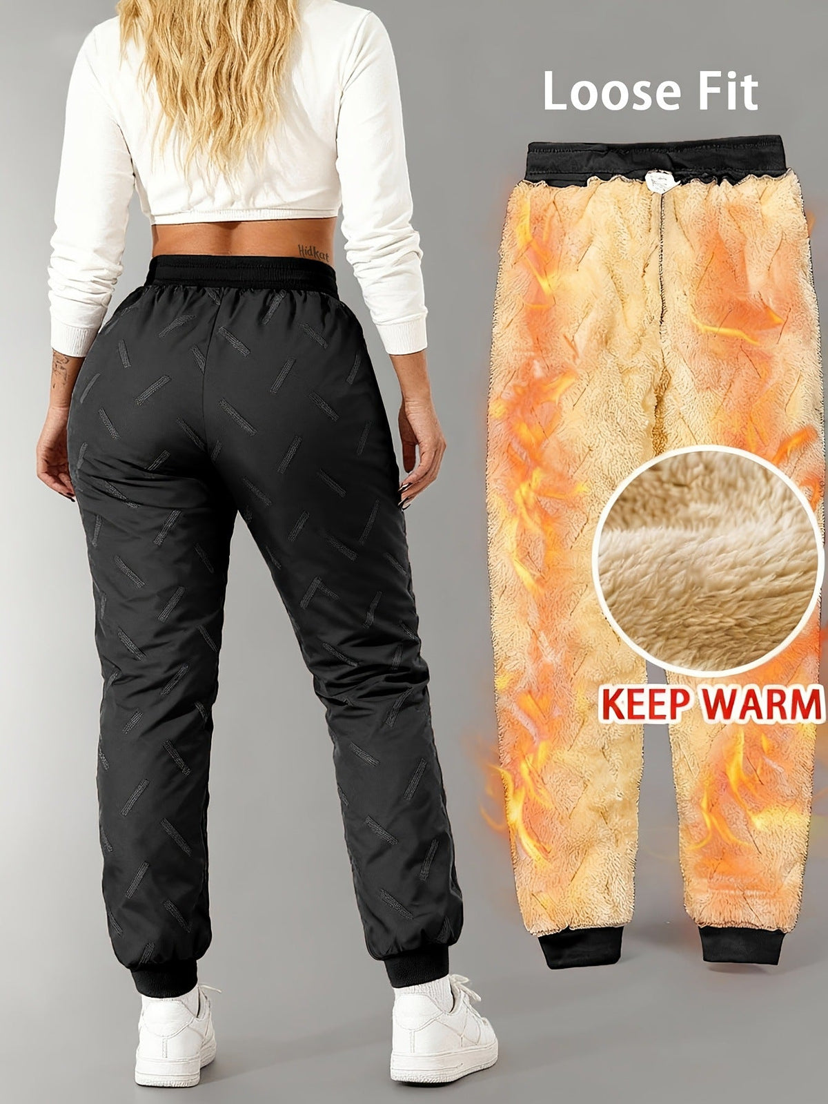 HiverConfort™ – Pantalon Thermique Déperlant Doublé Polaire