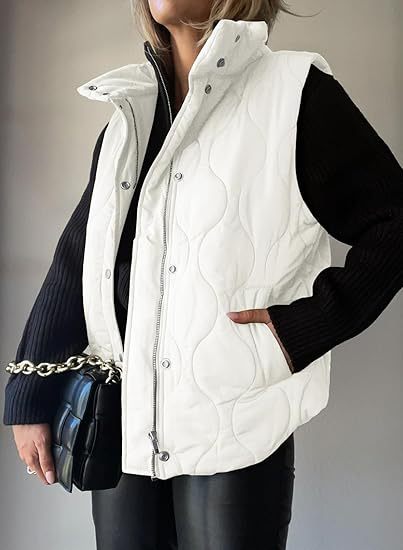 Élancia™ – Gilet Matelassé Sans Manches pour Femme